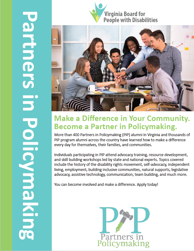 Partners in Policy Making Flyer. Available as a PDF download on this site.